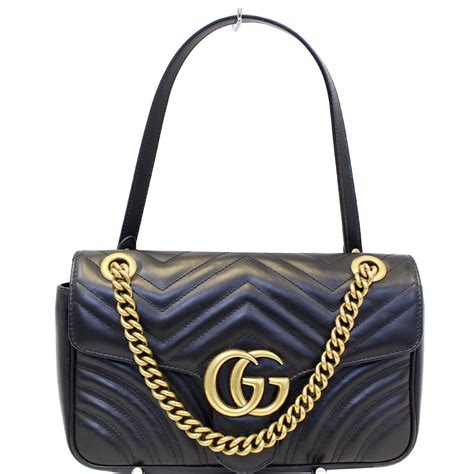 black gucci bag marmont|authentic gucci marmont crossbody bag.